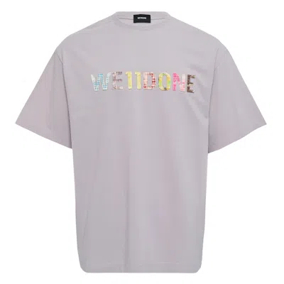 WE11 DONE CHECKERED LOGO T-SHIRT