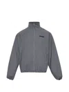 We11 Done Check-pattern Jacket In Gray