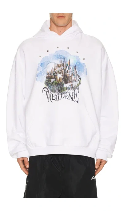 We11 Done City Hoodie In White