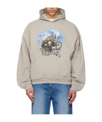 We11 Done City Long-sleeve Hoodie In Gray