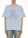 We11 Done Coding Teddy T-shirt In Blue