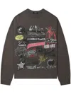 We11 Done Collage Sweatshirt In Grey