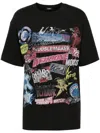 We11 Done Collage T-shirt In Black