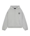 We11 Done College Zip-up Hoodie In Gray