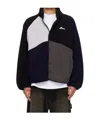 We11 Done Multicolor Colorblock Fleece Jacket In Multi