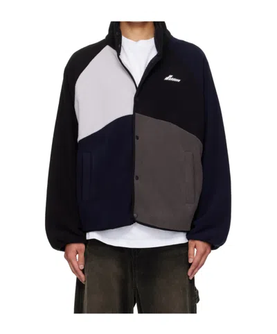 WE11 DONE COLORBLOCK FLEECE JACKET
