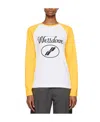 We11 Done Colour-block Logo-print T-shirt In White