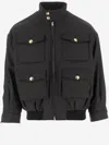 We11 Done Cotton Blend Multi-pocket Jacket In Black