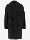 We11 Done Field Jacket With Classic Collar In Black
