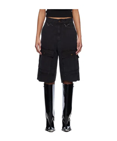 We11 Done Cotton Cargo Shorts