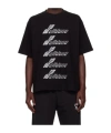 We11 Done Cotton Jersey T-shirt. In Black