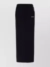 We11 Done Cotton Midi Skirt Elastic Waistband