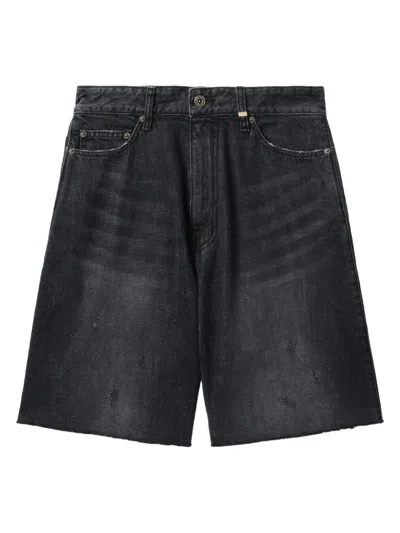 We11 Done Cotton Shorts In 黑色