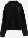 We11 Done Cotton Sweatshirt With Elleven Pattern In Black