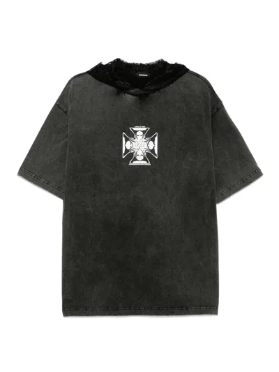 We11 Done Cotton T-shirt In 黑色