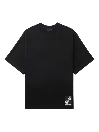 We11 Done Cotton T-shirt In Black