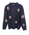We11 Done Crew Neck Sweatshirt In Black