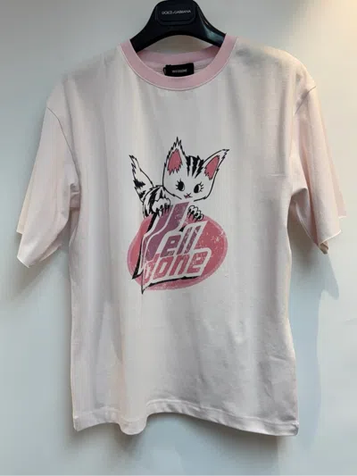 We11 Done Crew Neck T-shirt In White