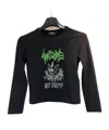 We11 Done Crewneck Sweater In Black