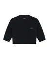 We11 Done Cropped Knitted Top In Black