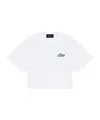 We11 Done Cropped Selldone T-shirt In White