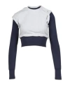 We11 Done Cropped Sweatshirt In White