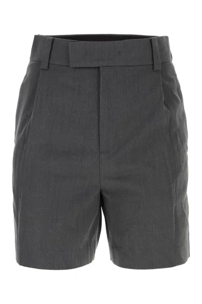 We11 Done Dark Grey Classic Shorts