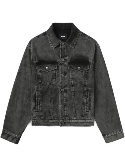 We11 Done Denim Jacket In Black