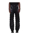 We11 Done Denim Trousers With Belt Loops In Black