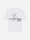 WE11 DONE DESTROYED REVERSE LOGO COTTON T-SHIRT