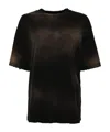 We11 Done Distressed T-shirt In Black