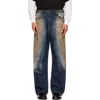 We11 Done Distressed-effect Jeans In Black