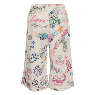WE11 DONE DOODLE PRINTED SHORTS