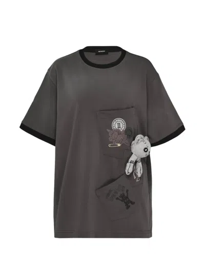 WE11 DONE DOODLE TEDDY CHARM T-SHIRT