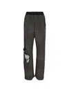 We11 Done Charcoal Washed Doodle Teddy Sweatpants In Gray