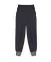 We11 Done Elastic Casual Trousers In Black