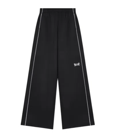 We11 Done Elastic Waist Casual Pants In Black