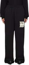 We11 Done Elastic Waist Sweatpants In Black