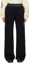 We11 Done Elastic Waist Sweatpants In Black
