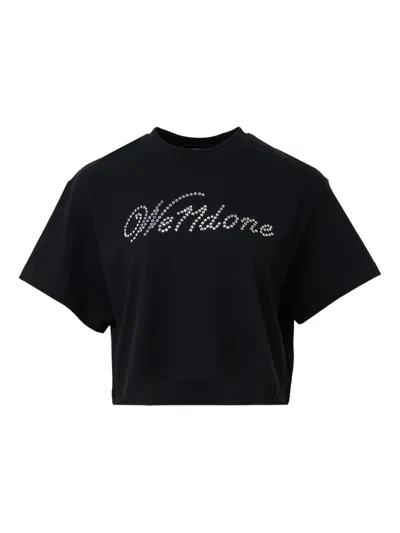 We11 Done Embellished Graphic T-shirt In Multi