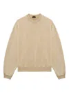 We11 Done Embroidered Cotton Sweatshirt In Neutral