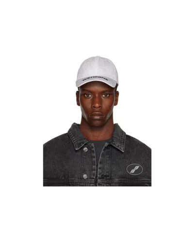 We11 Done Embroidered-logo Baseball Cap In Black