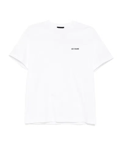 WE11 DONE EMBROIDERED LOGO T-SHIRT