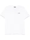 We11 Done Embroidered Logo T-shirt In White
