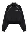 We11 Done Embroidery Stand-neck Jacket In Black