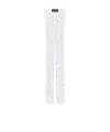 We11 Done Eyelet Tights In White