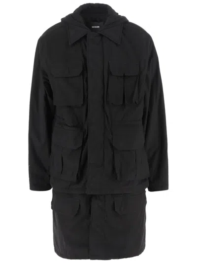 WE11 DONE WE11 DONE FIELD JACKET WITH CLASSIC COLLAR