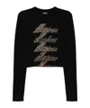 We11 Done Flame T-shirt Mit Logo In Black