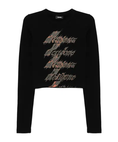 WE11 DONE FLAME LOGO T-SHIRT