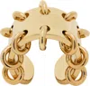 We11 Done Gold Pierced Wide Band Ring In Gold